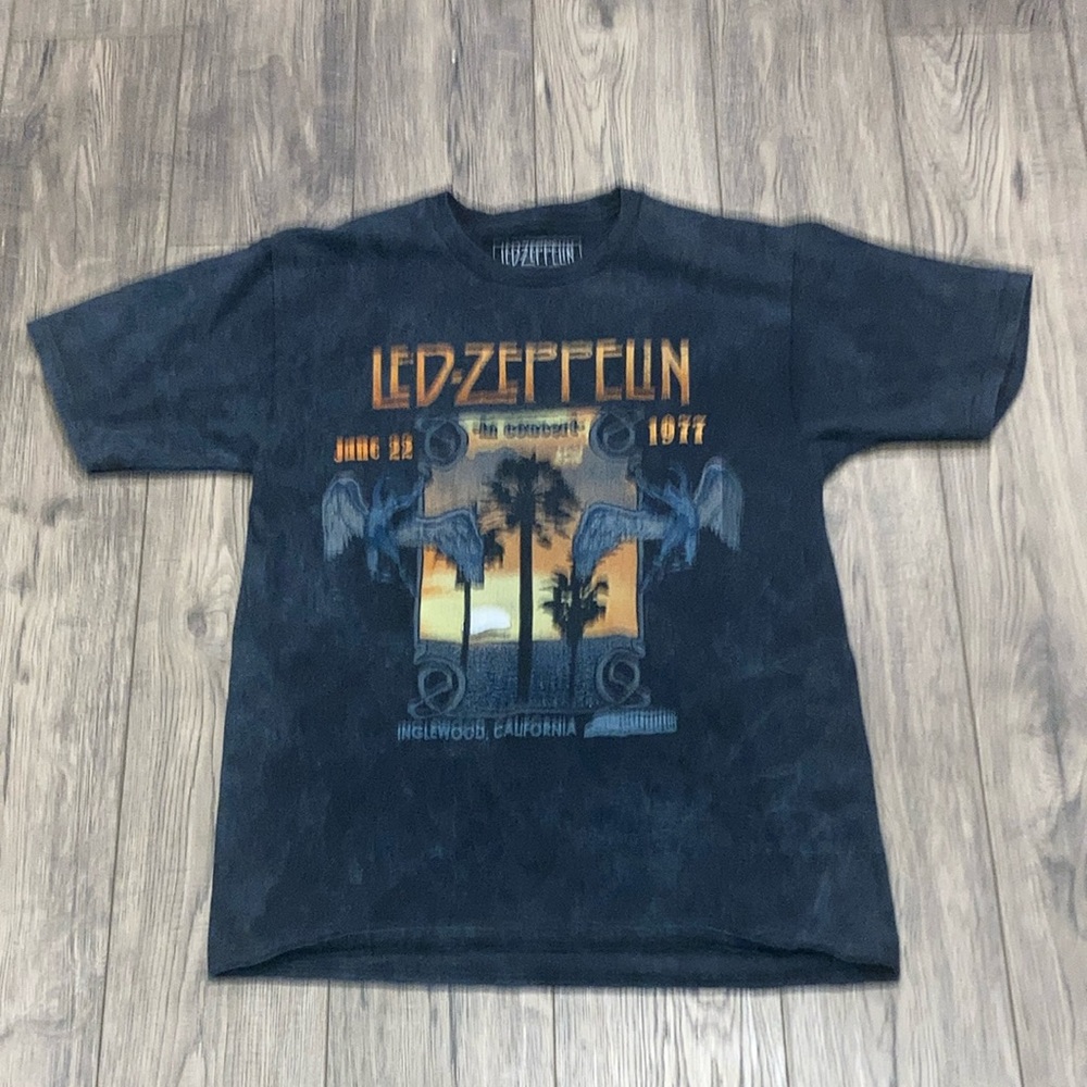 Led Zeppelin Men's Tie Dye Tee T-Shirt size M